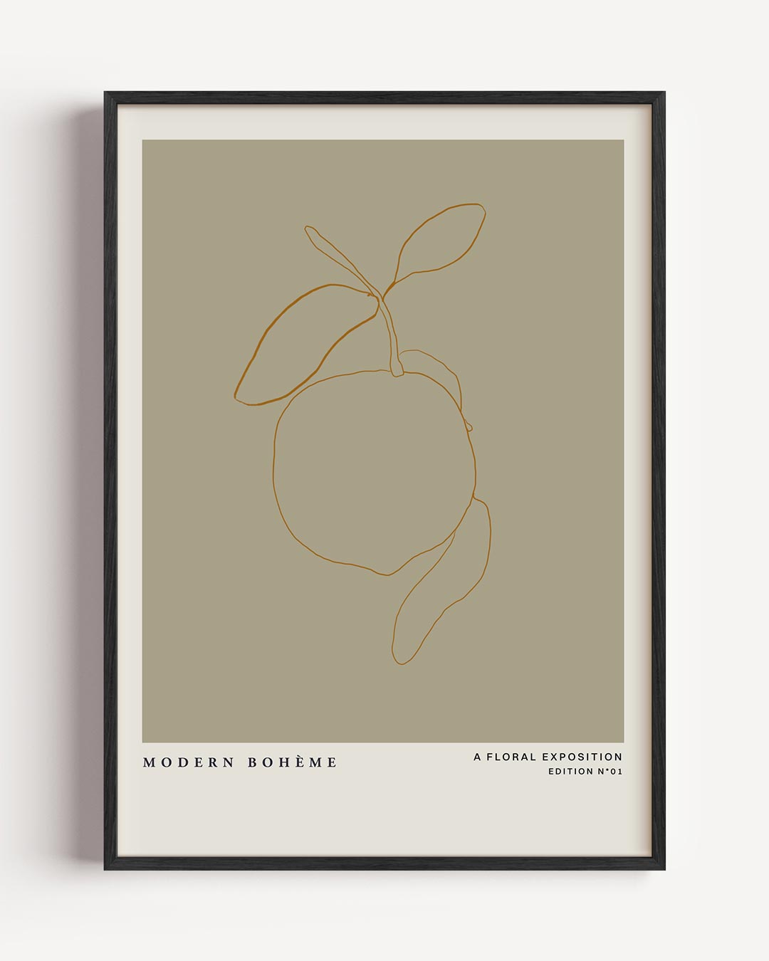 Moderne Boho Lijntekening Poster-WallArtistic