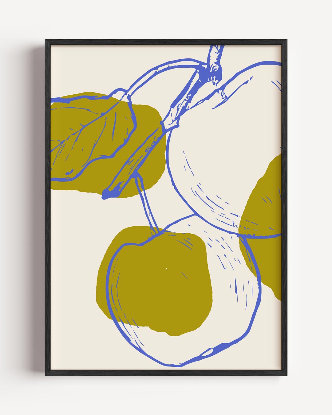 Abstracte Fruitkunst Poster-WallArtistic