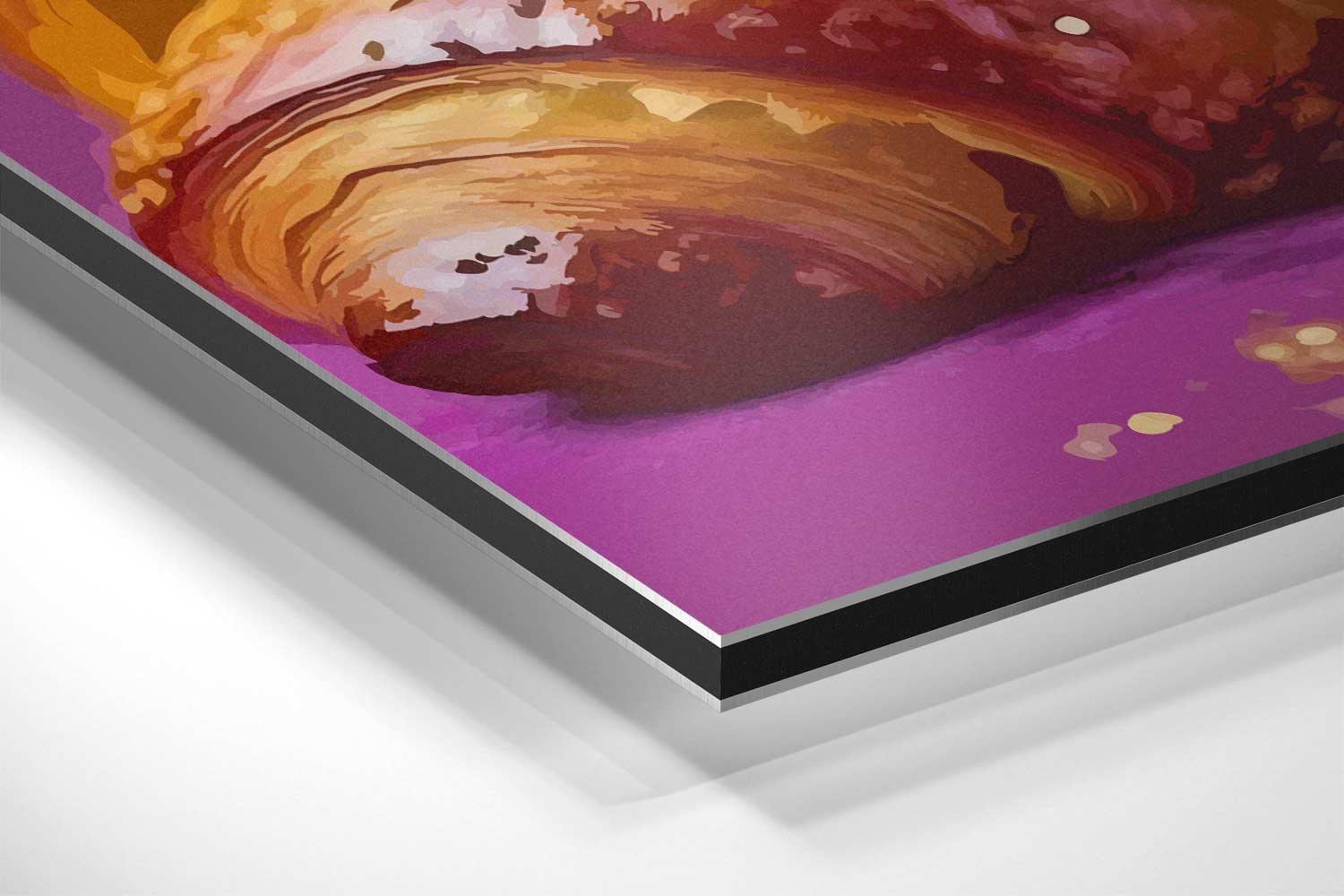 Croissant Delights Kunstwerk-canvas-dibond-plexiglas-wanddecoratie-WallArtistic