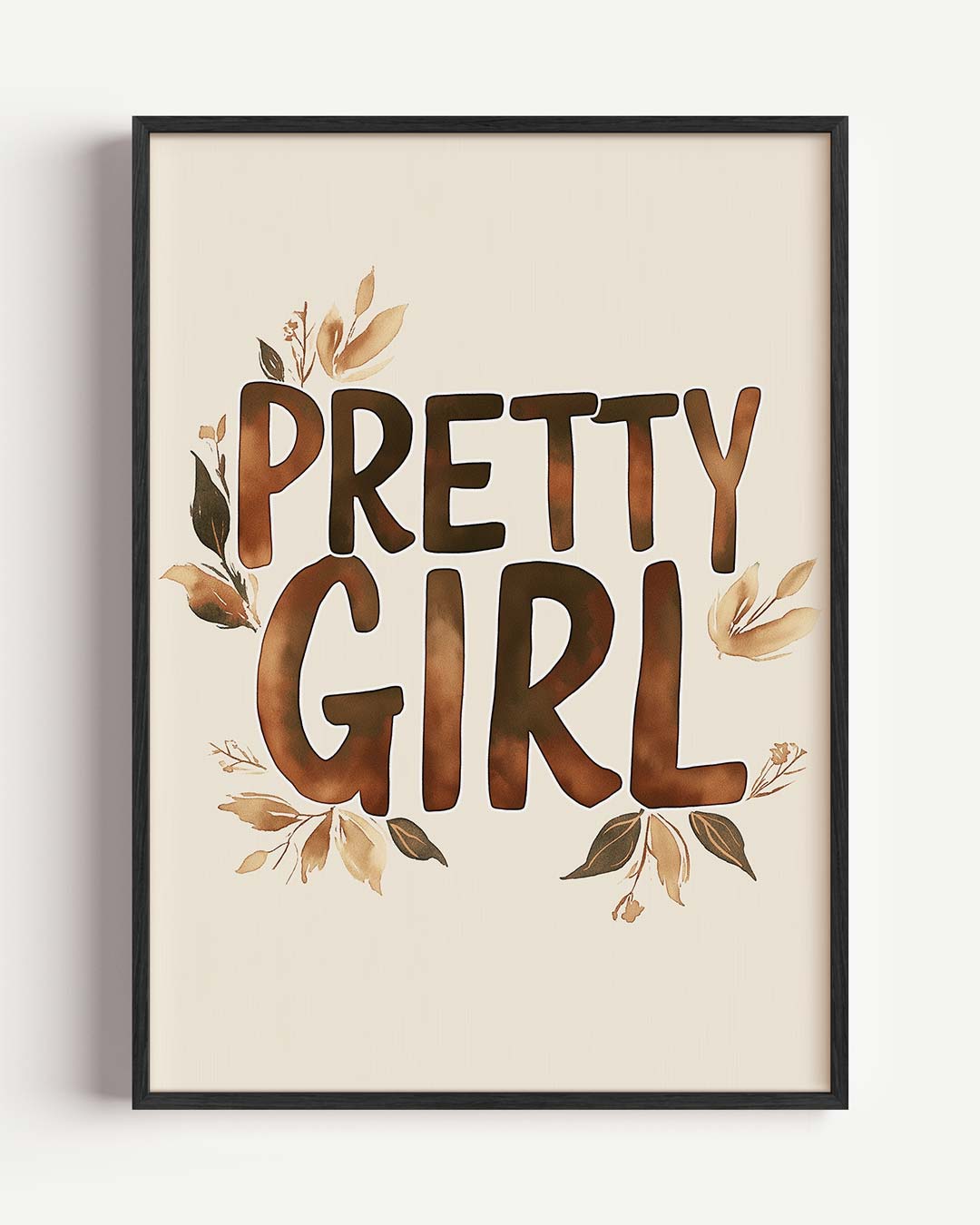 Pretty Girl Bloemenposter