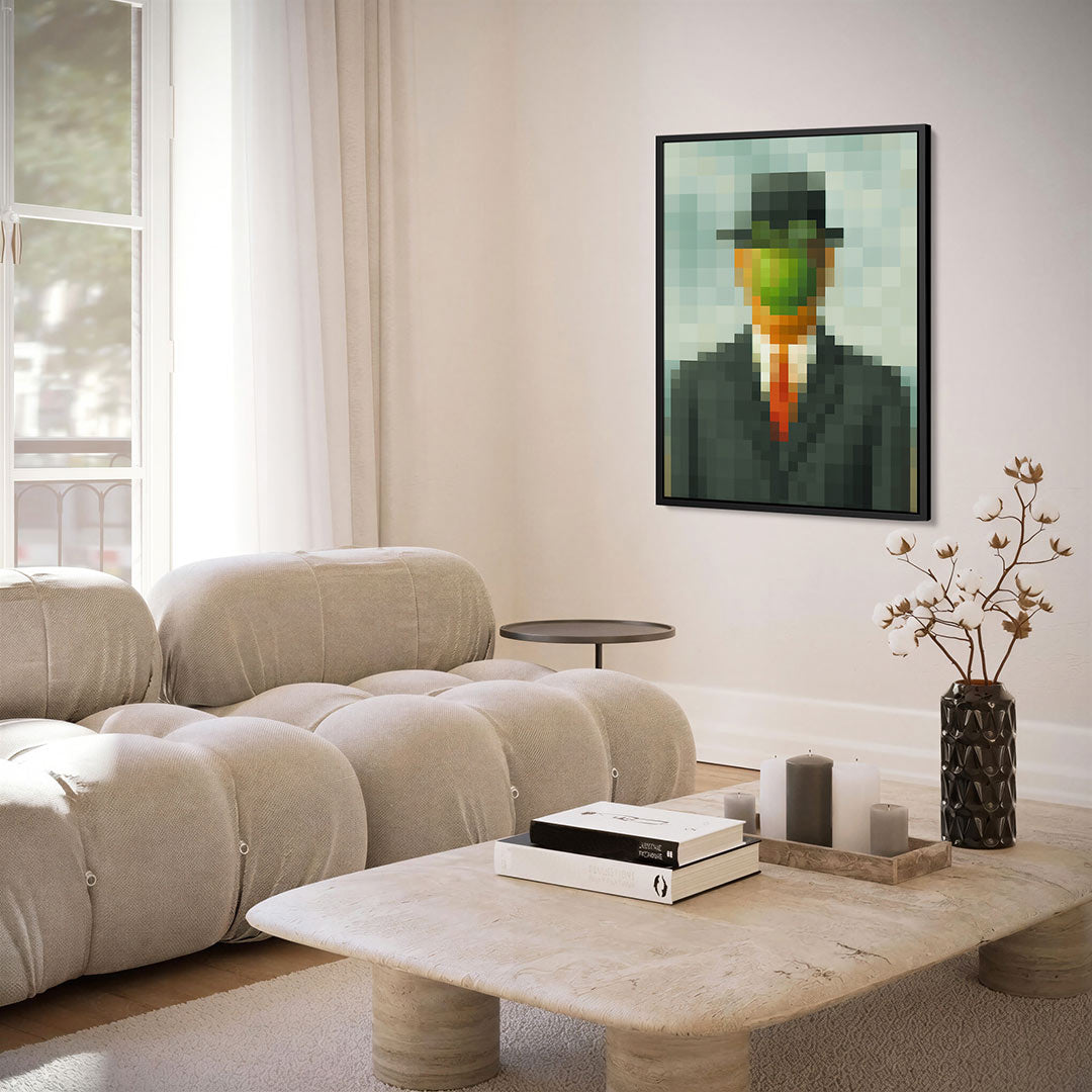 Geometrische mensfiguur Kunstwerk