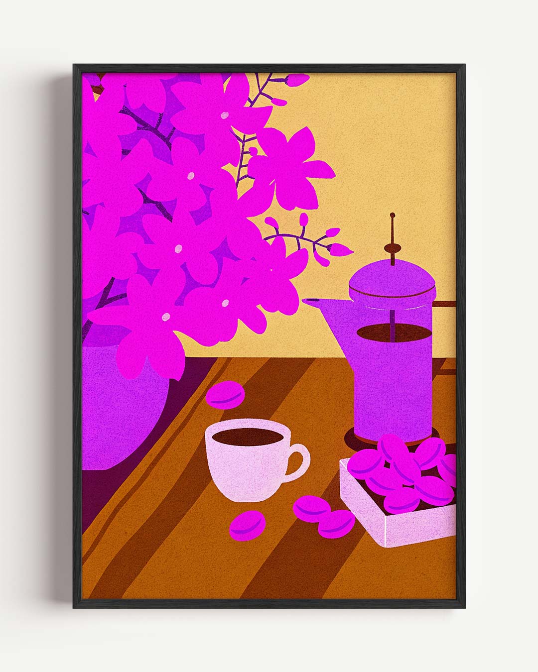 Kleurrijke Koffie Verrukking Poster