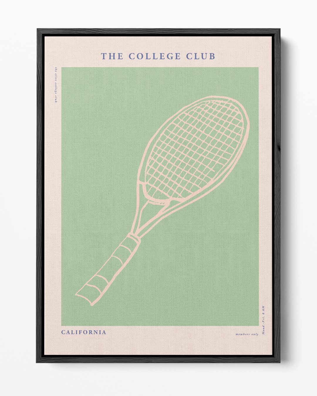 Tennis Club Poster