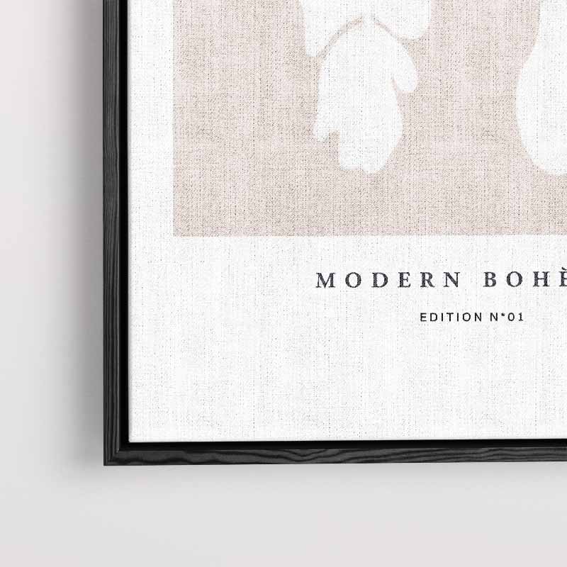 Moderne Boho Bladeren Kunstwerk-canvas-dibond-plexiglas-wanddecoratie-WallArtistic