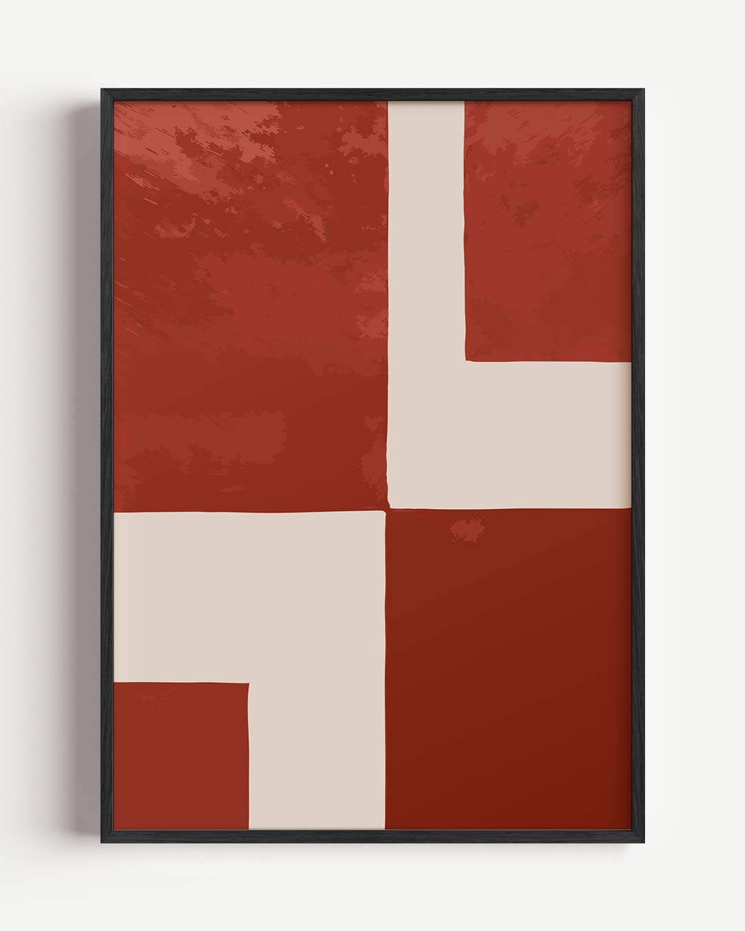 Moderne Abstracte Streken Poster