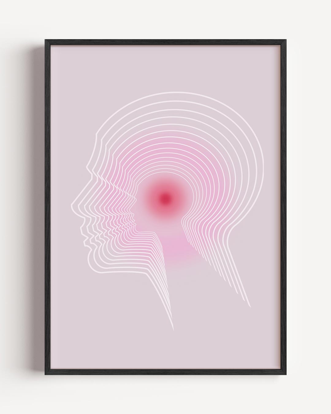 Moderne Geest Spiegel Poster-WallArtistic