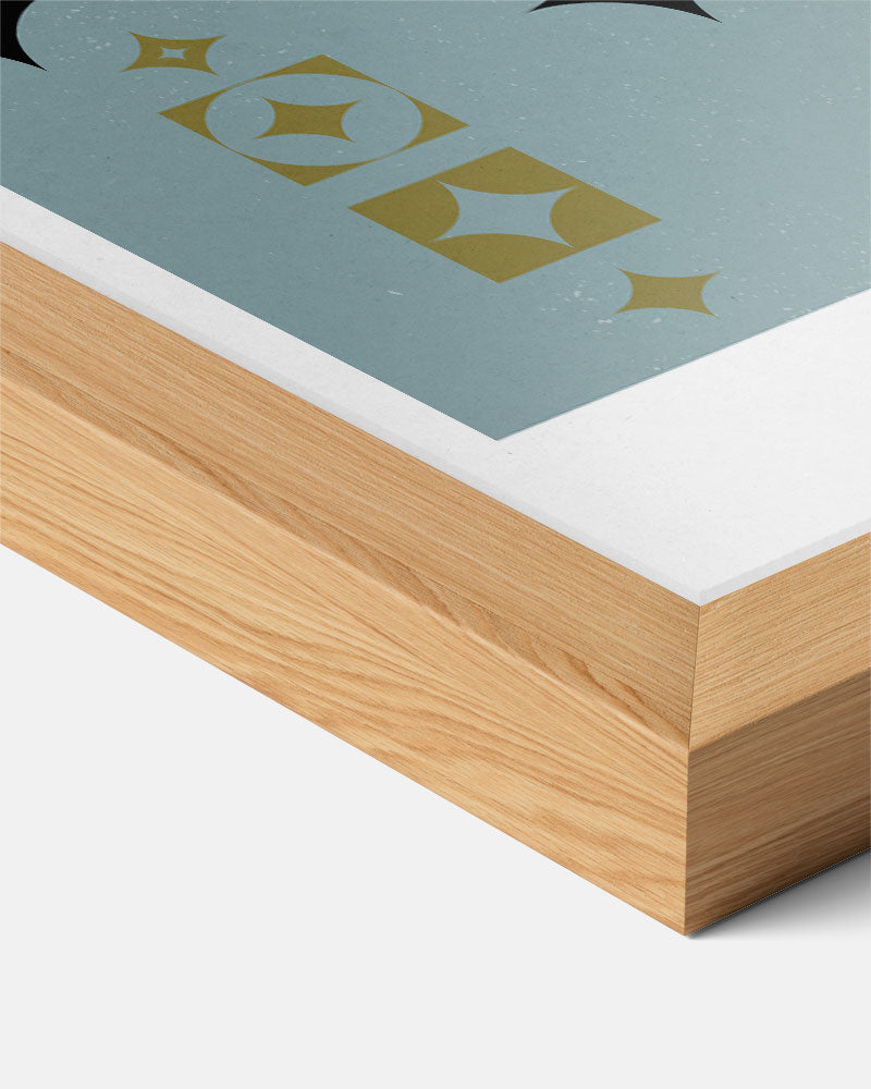 Geometrische Sprankeling Poster-WallArtistic