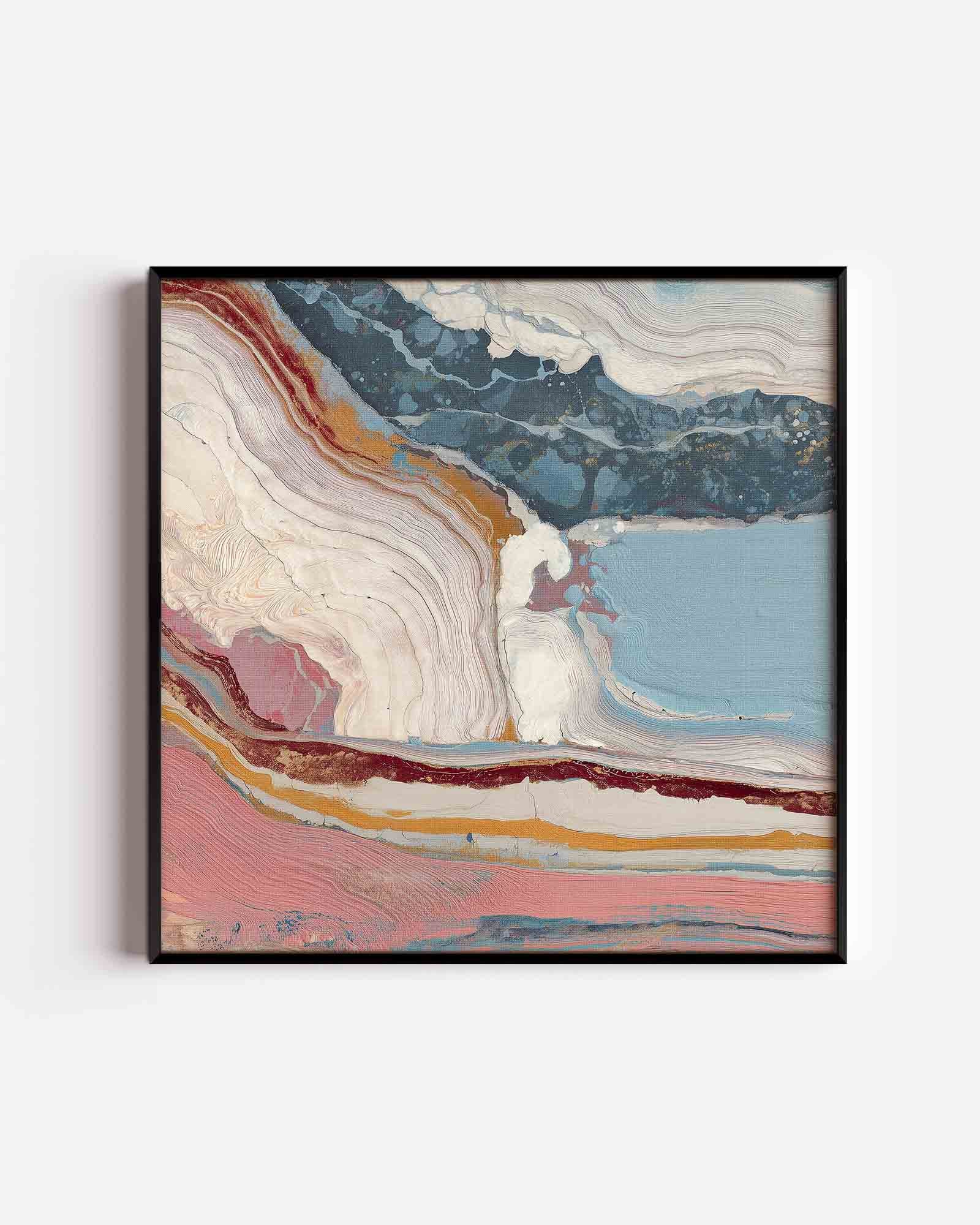 Abstracte lagen Poster