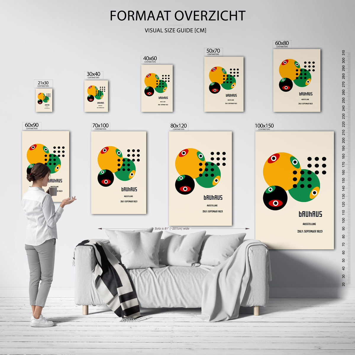 Cirkelvormen en patronen Poster