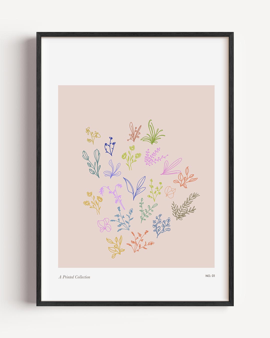 Bloemenpracht Illustratieposter-WallArtistic