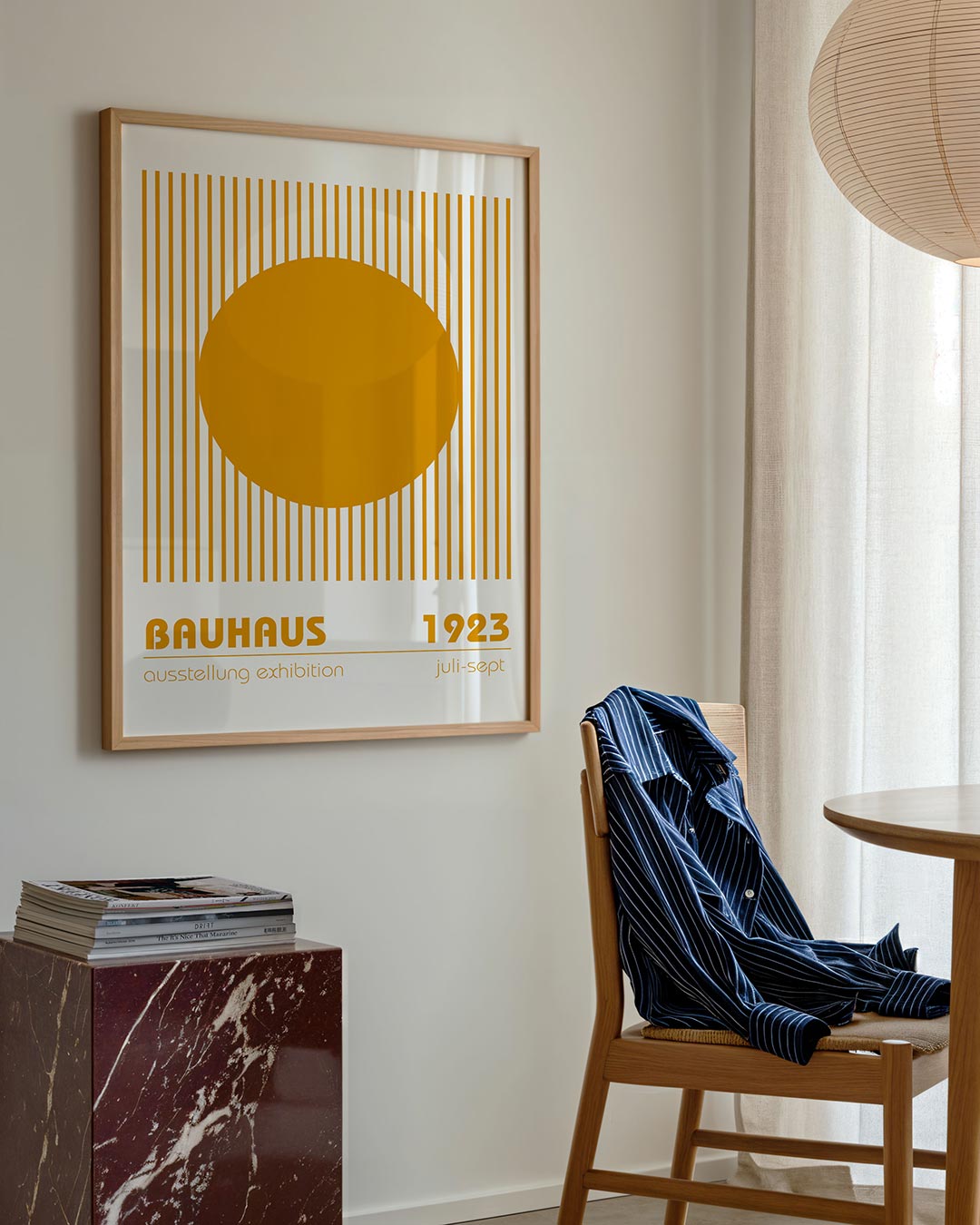 Cirkel en lijnen Poster
