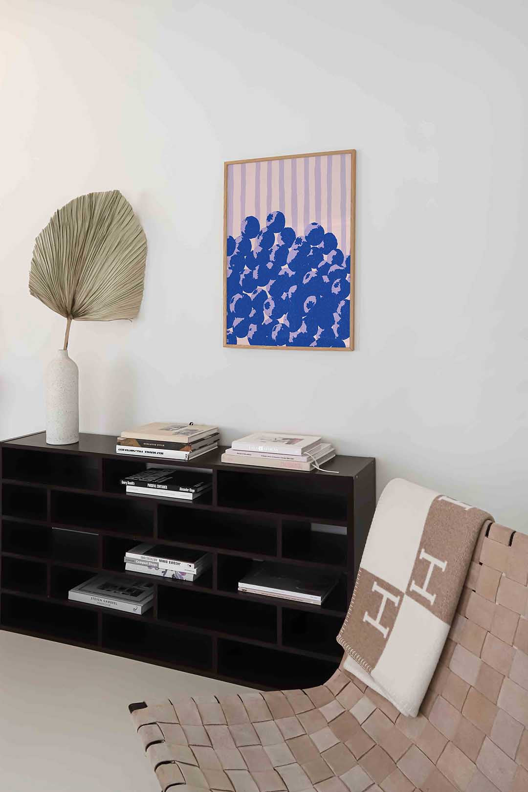 Blauwe bessen Poster