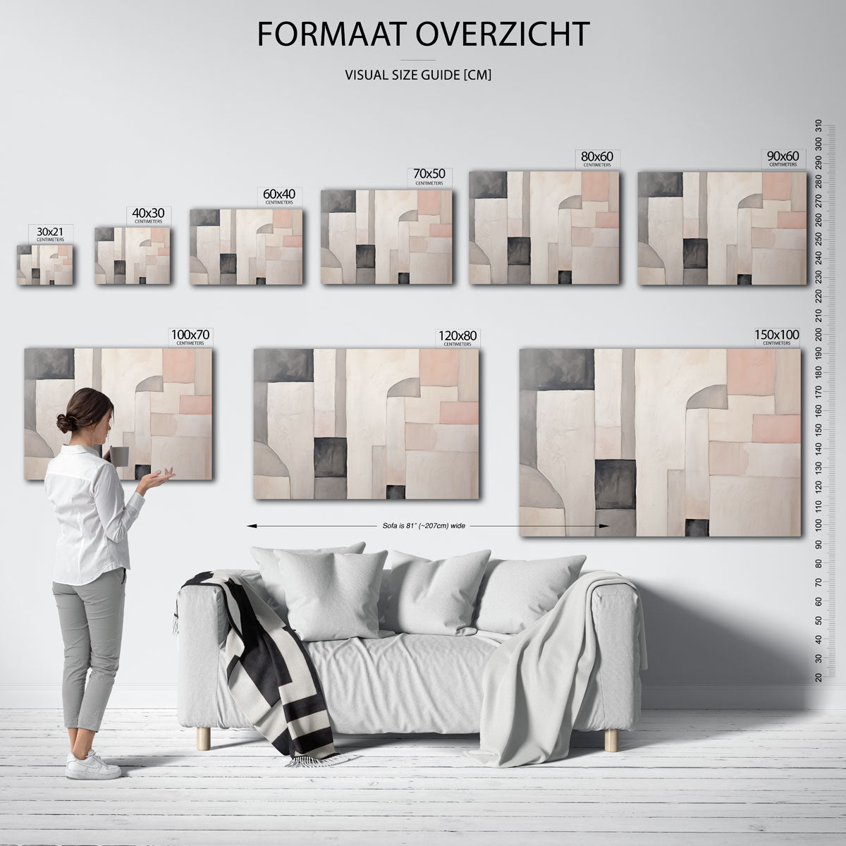 Abstracte vormen Poster