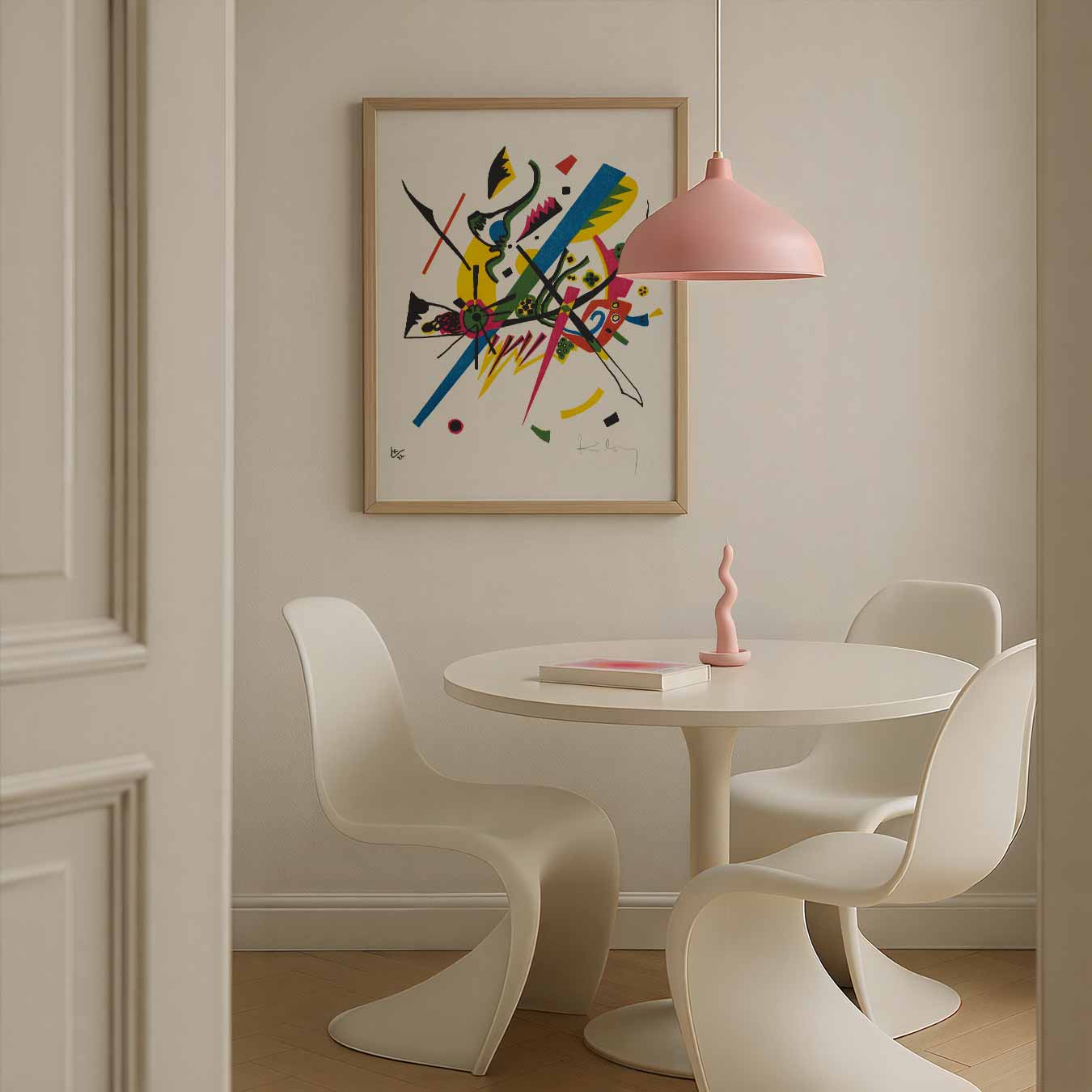 Vrolijke Abstracte Kleurenmix Poster