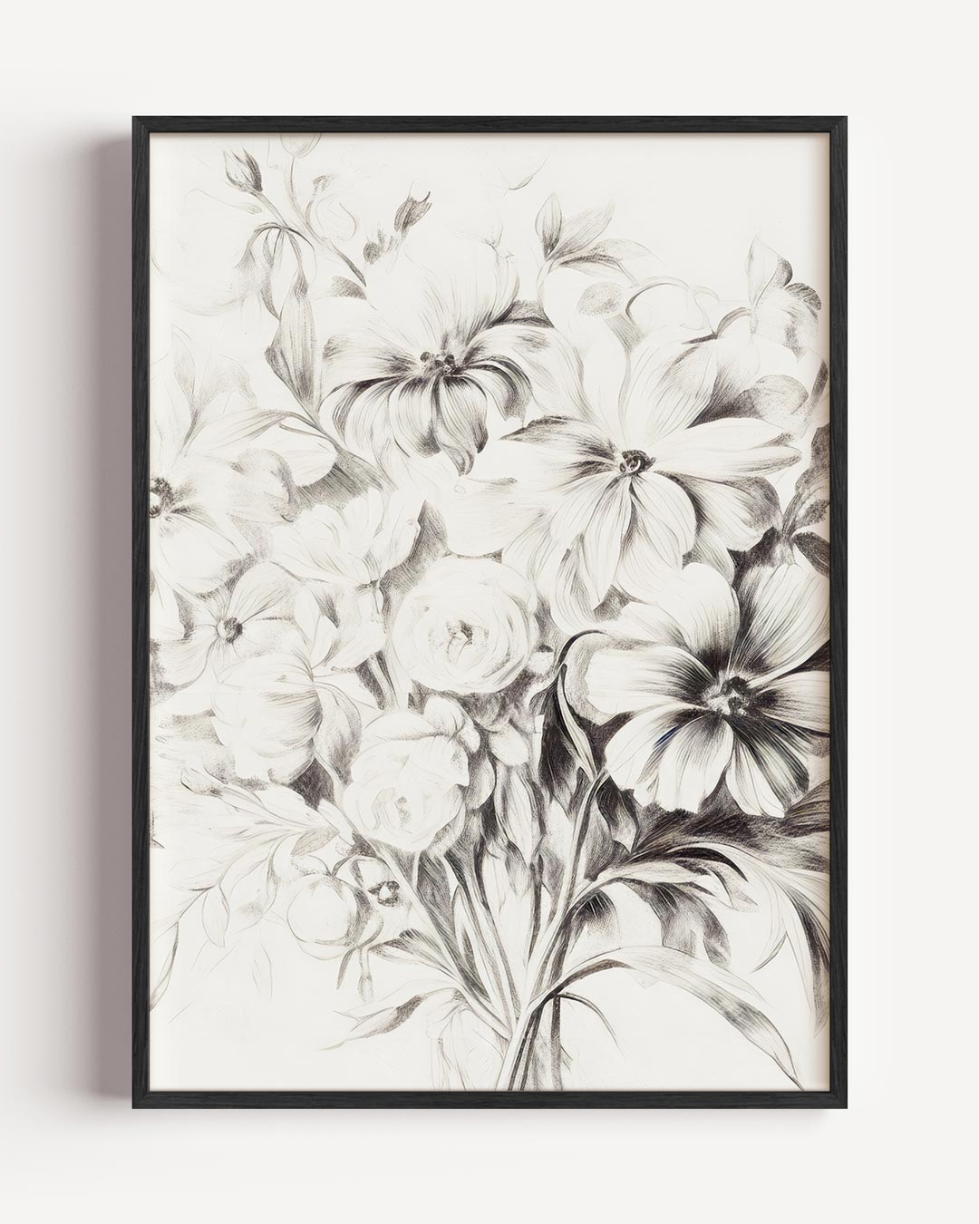 Elegante Bloemenpracht Poster-WallArtistic