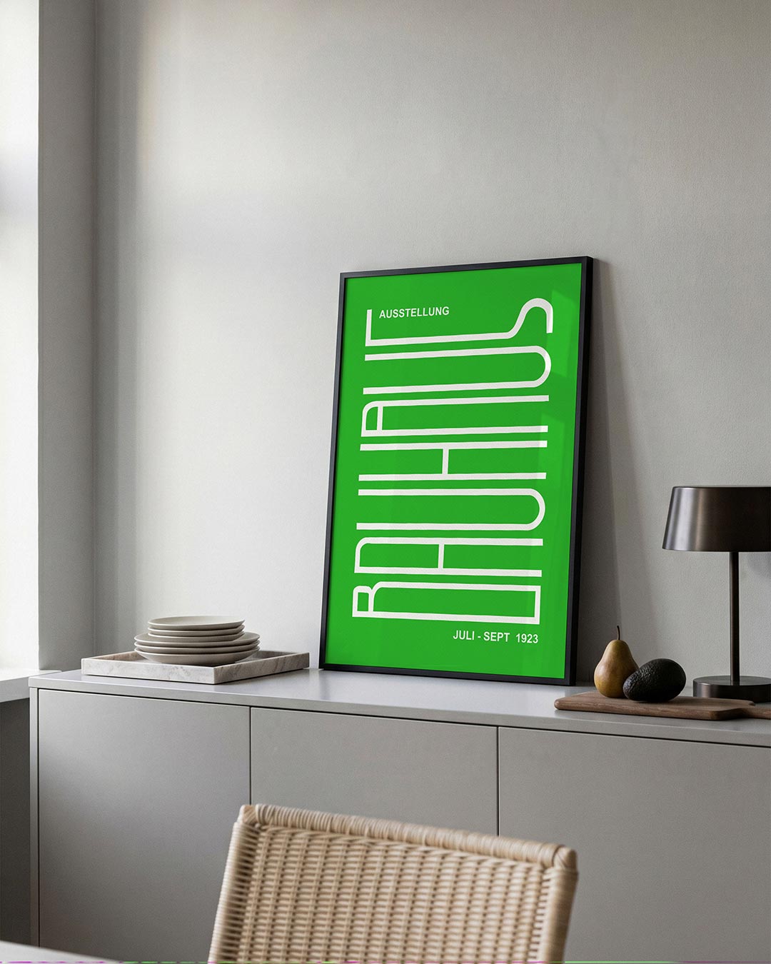Lijnen en kleurvlakken Poster