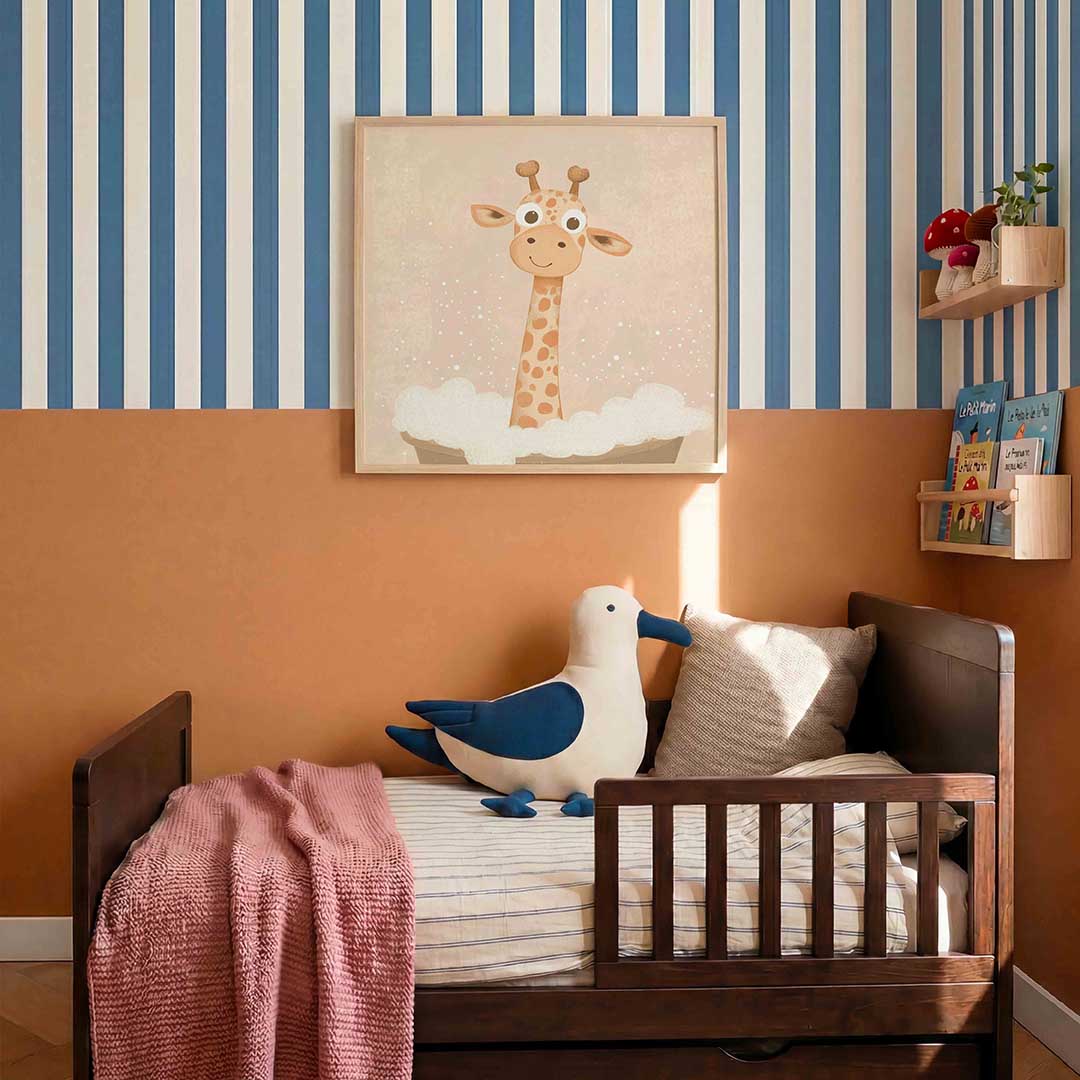 Schattige giraffe Poster