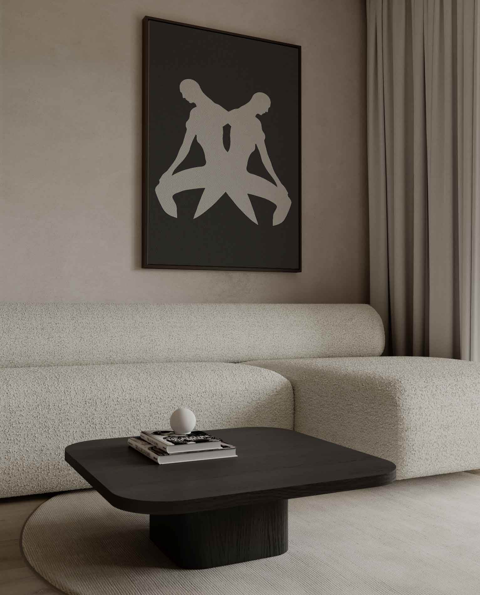 Reflectie in Beweging Kunstwerk-canvas-dibond-plexiglas-wanddecoratie-WallArtistic