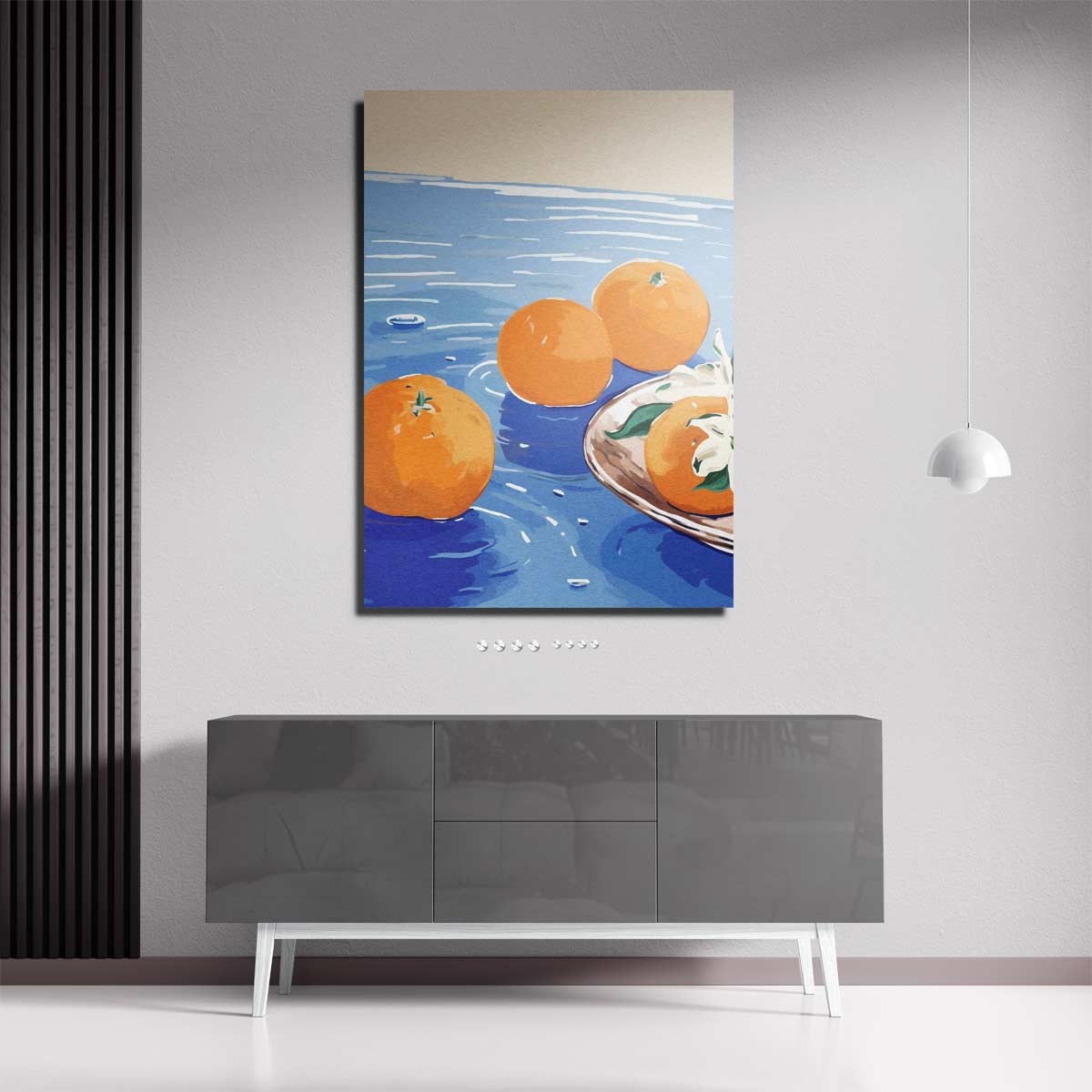 Zomers Citrus Geluk Kunstwerk-canvas-dibond-plexiglas-wanddecoratie-WallArtistic