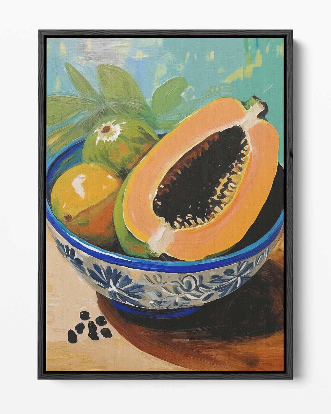Tropische Vruchtenschaal Kunstwerk-canvas-dibond-plexiglas-wanddecoratie-WallArtistic