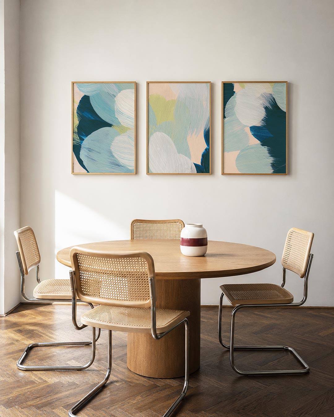 Kleurvlakken harmonie Posterset
