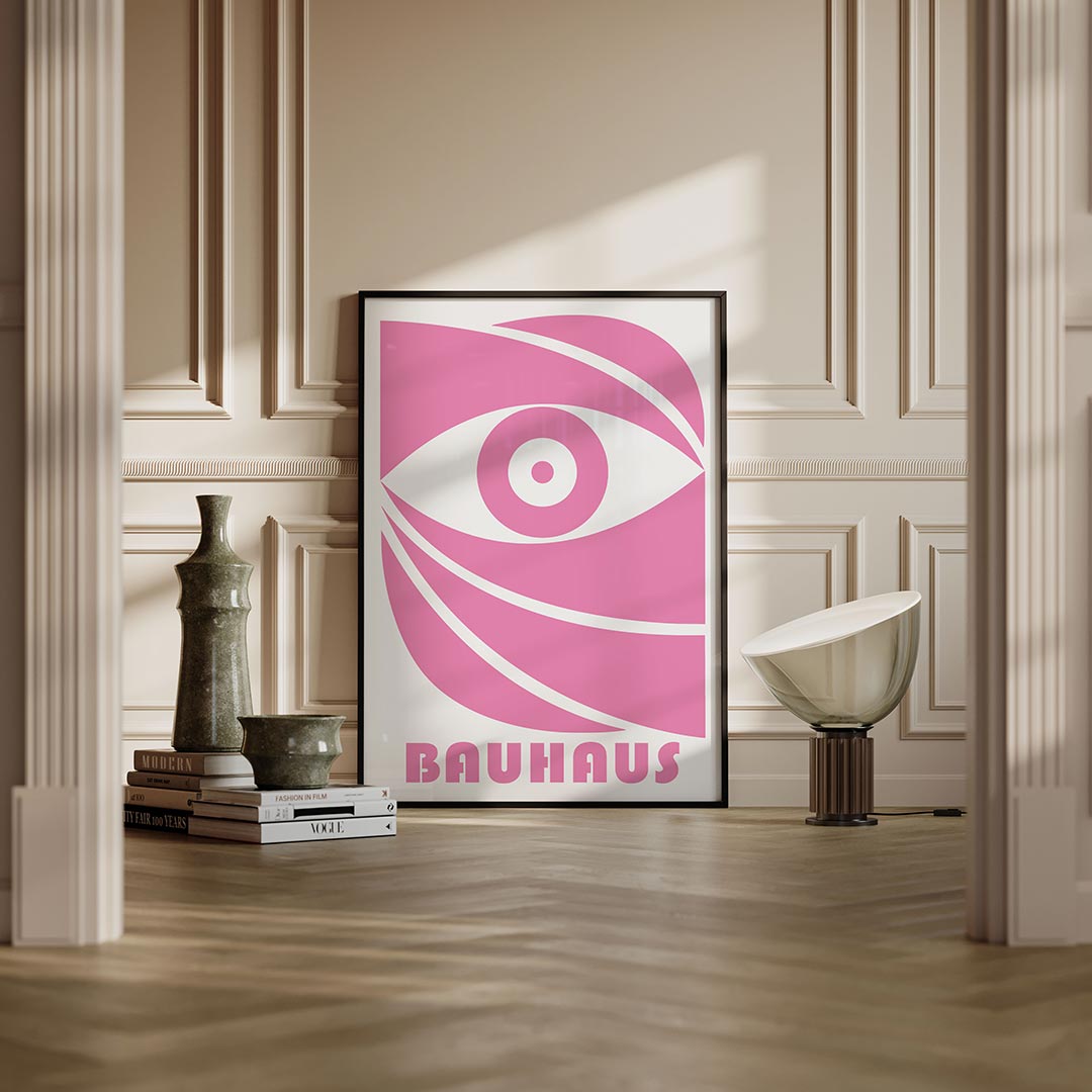 Oog en lijnen Poster