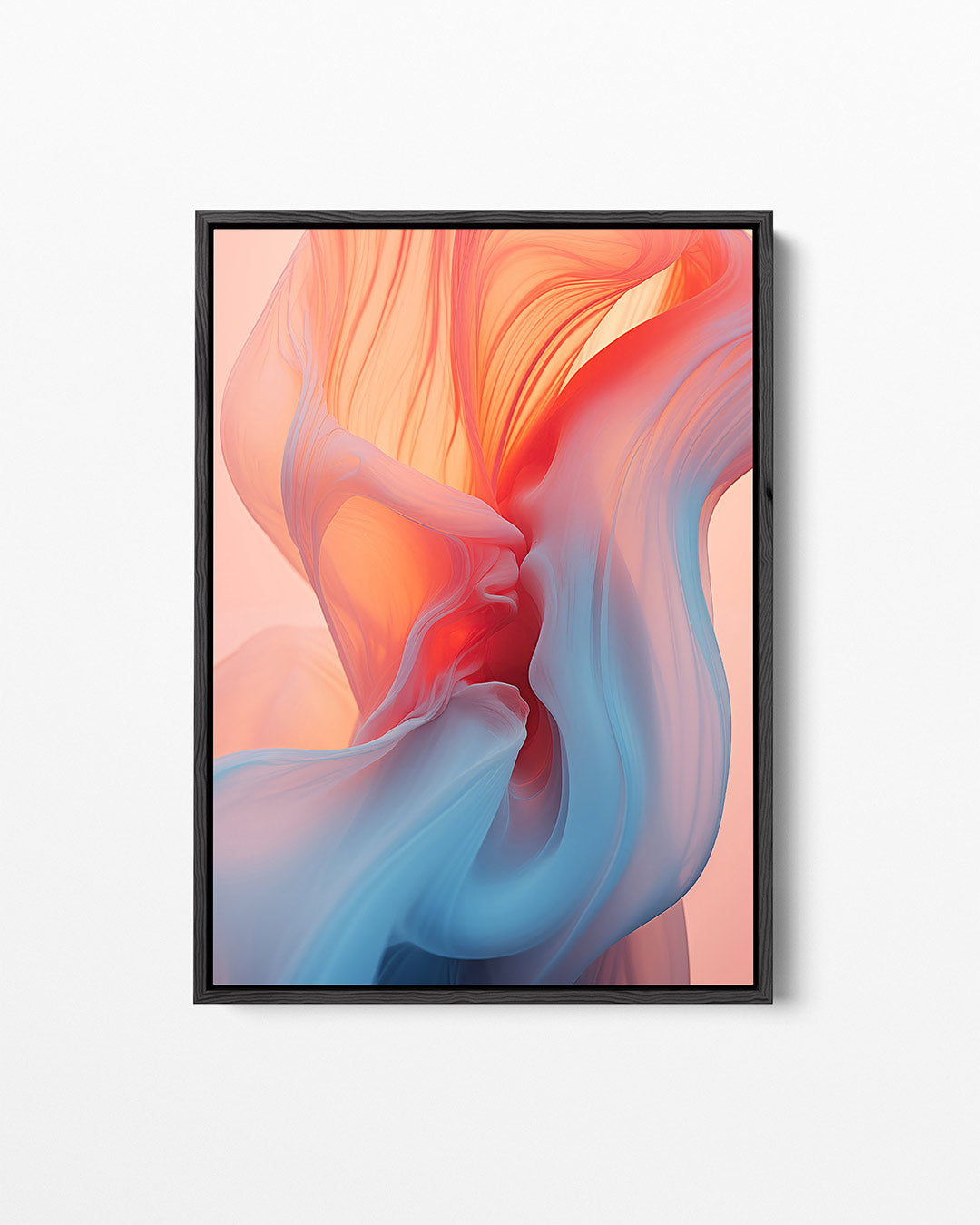 Vloeiende kleuren Kunstwerk