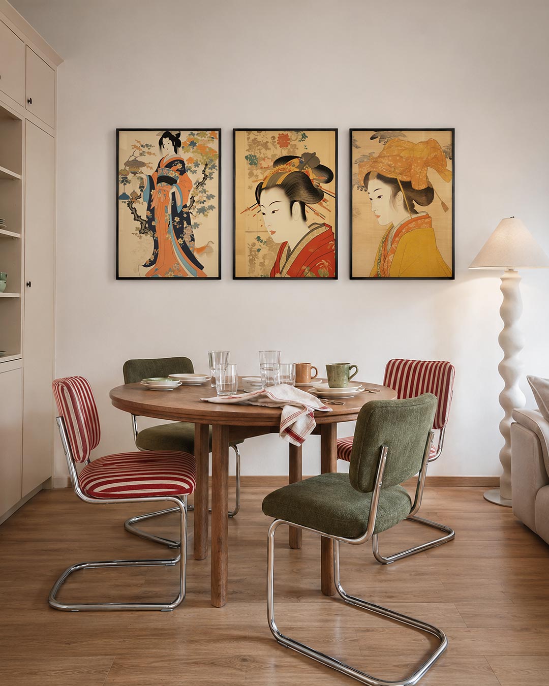 Vorm en kleurenspel Posterset