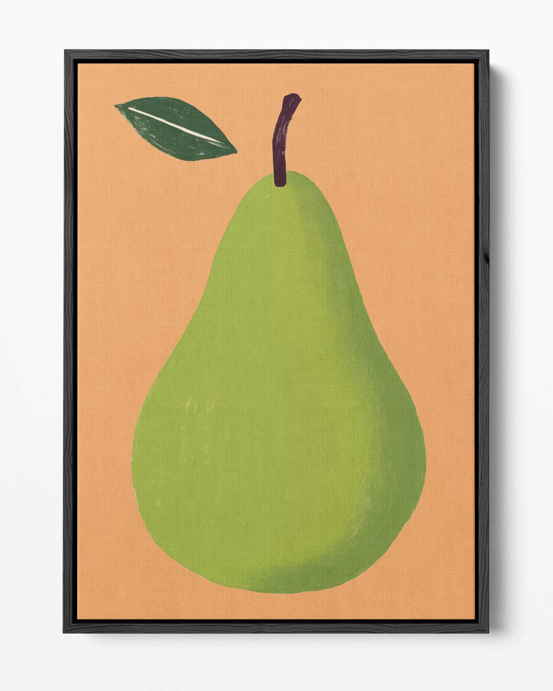 Speelse Peer Illustratie Kunstwerk-canvas-dibond-plexiglas-wanddecoratie-WallArtistic