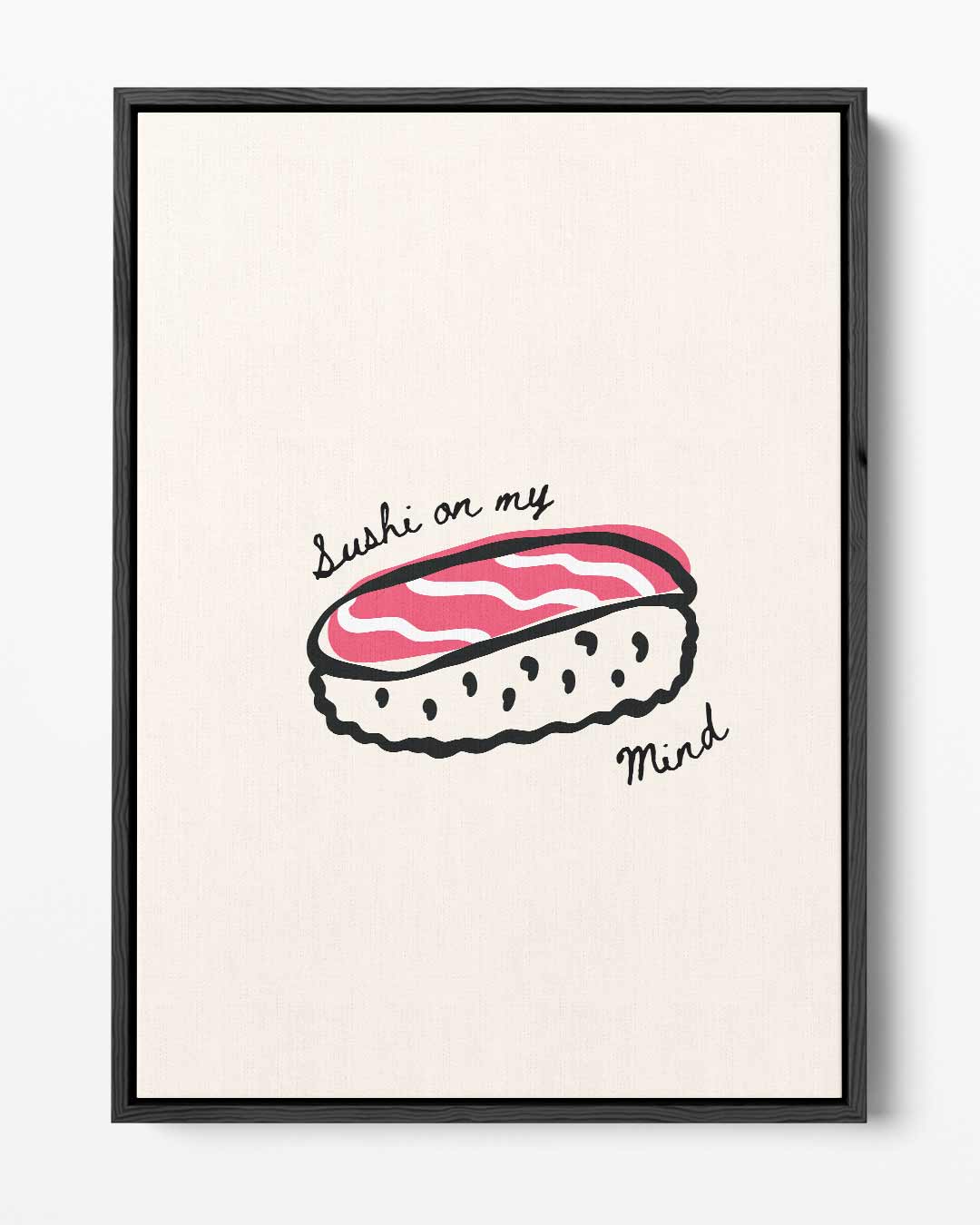 Sushi op Mijn Geest Kunstwerk-canvas-dibond-plexiglas-wanddecoratie-WallArtistic