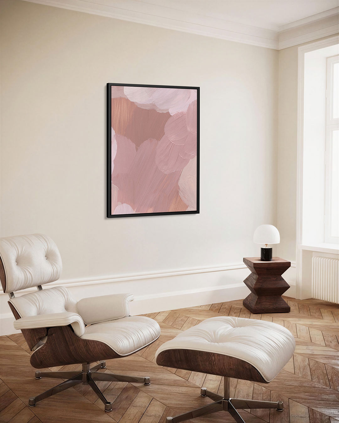 Zachte borstelstreken Kunstwerk