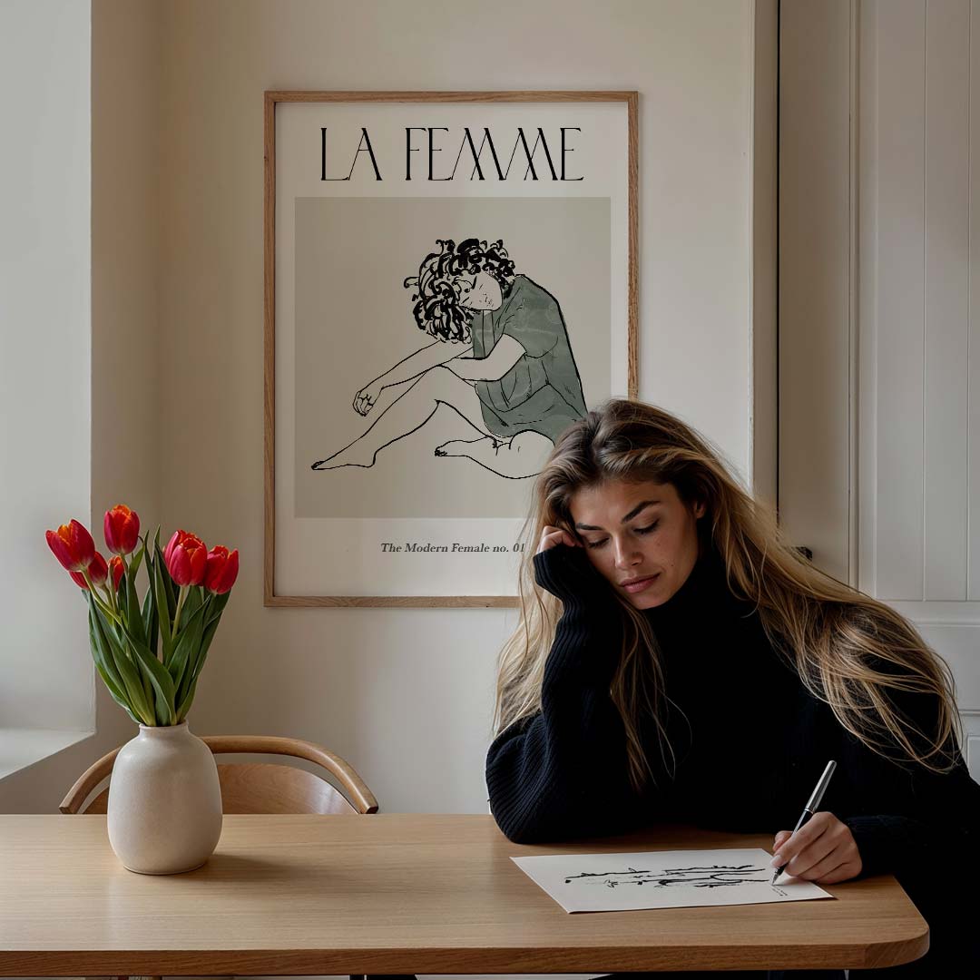 La Femme Artistieke Poster-WallArtistic