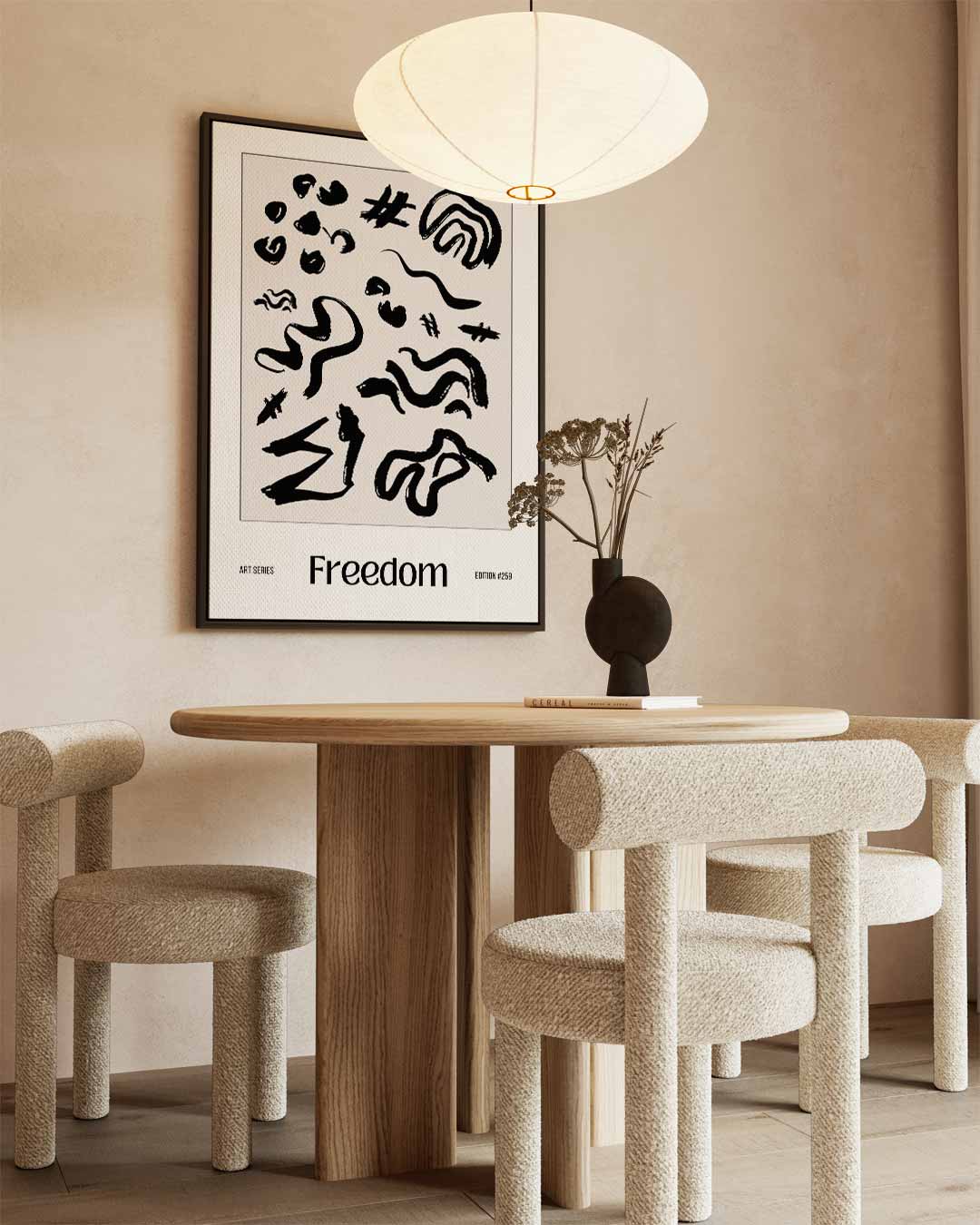 Abstracte Vrijheid Kunstwerk-canvas-dibond-plexiglas-wanddecoratie-WallArtistic