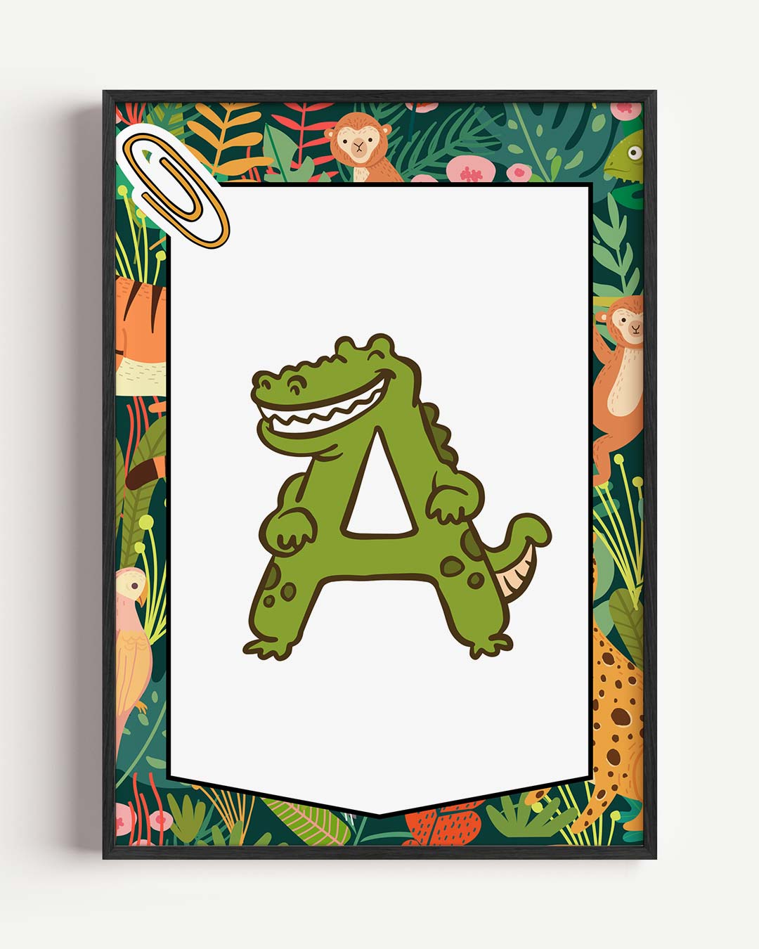 Jungle Alfabet Poster