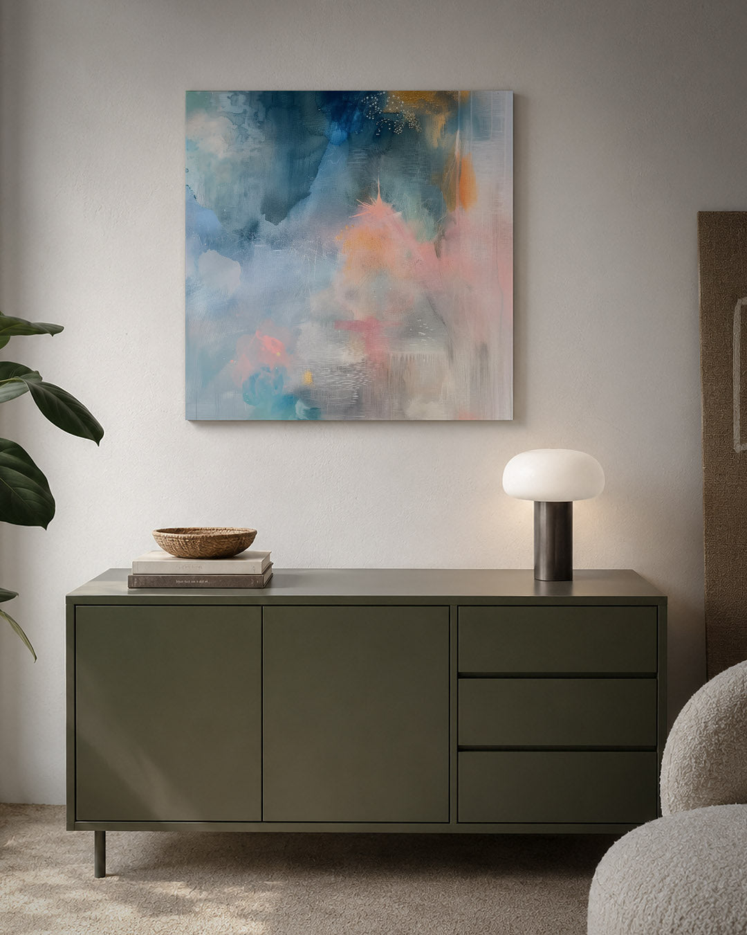 Dromerige kleurenexplosie Kunstwerk