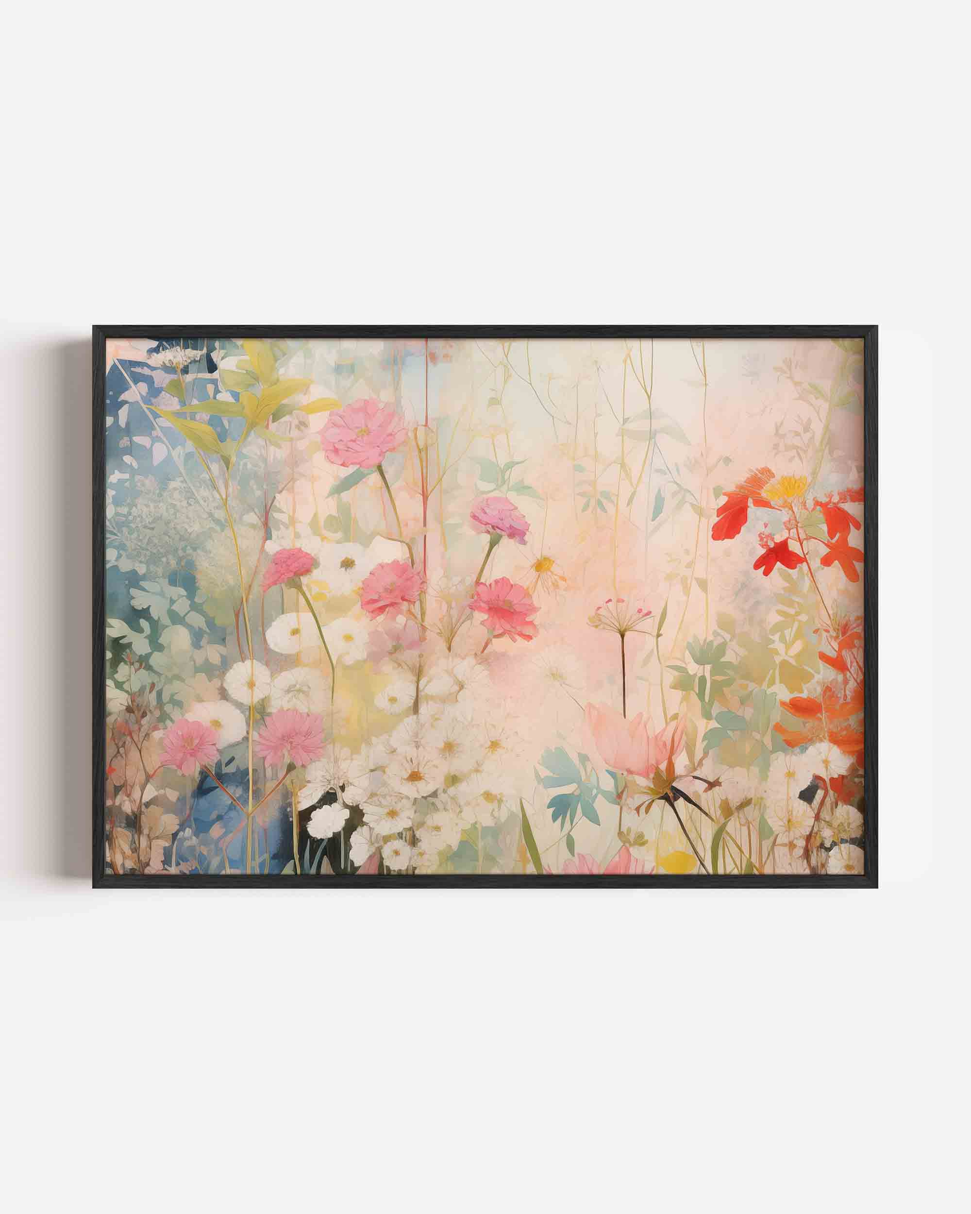 Bloemen in zachte tinten Poster