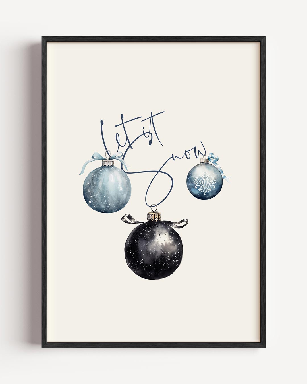 Sfeervolle Winter Wonderland Poster-WallArtistic