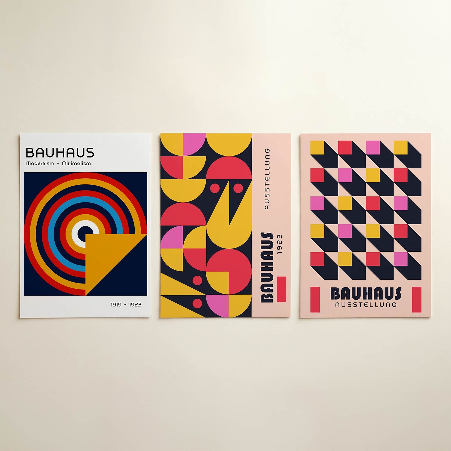 Kleurrijke cirkelpatronen Posterset