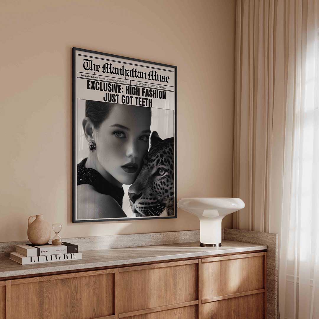 Mode en panter Poster