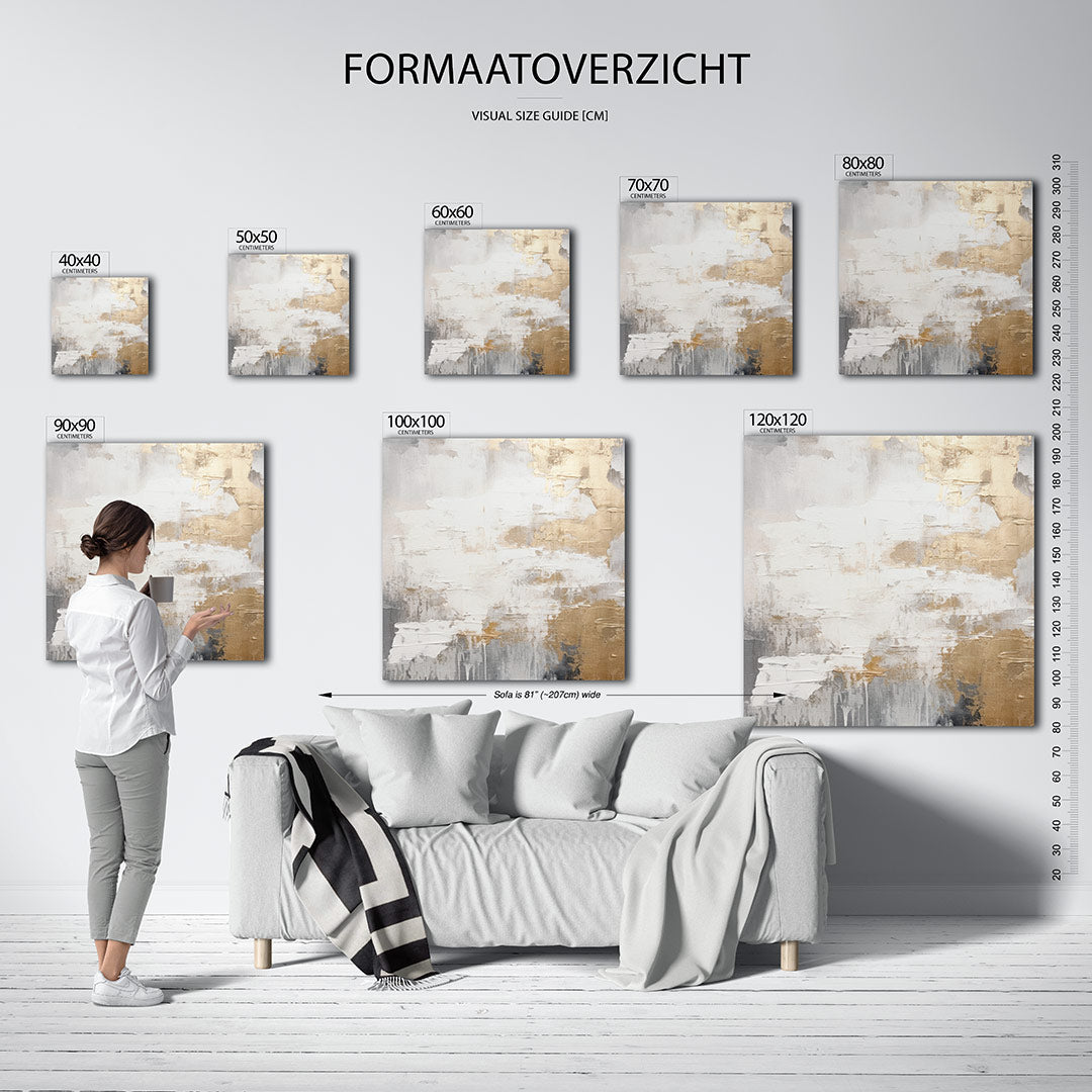 Gelaagde texturen Kunstwerk