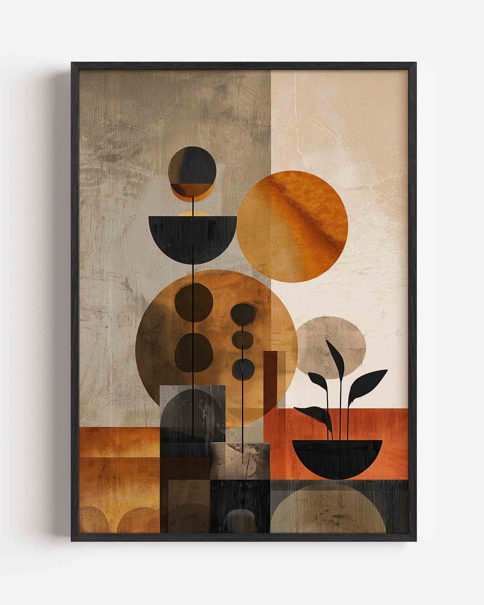 Abstracte vormen Poster
