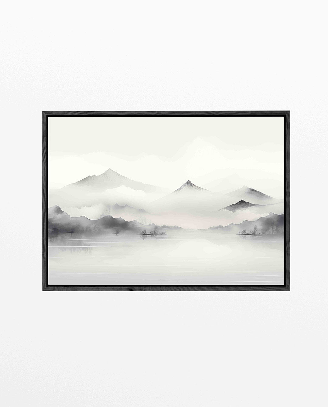 Serene berglandschap Kunstwerk