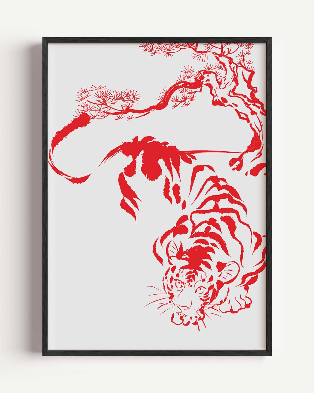 Schilderachtige Tijger Poster