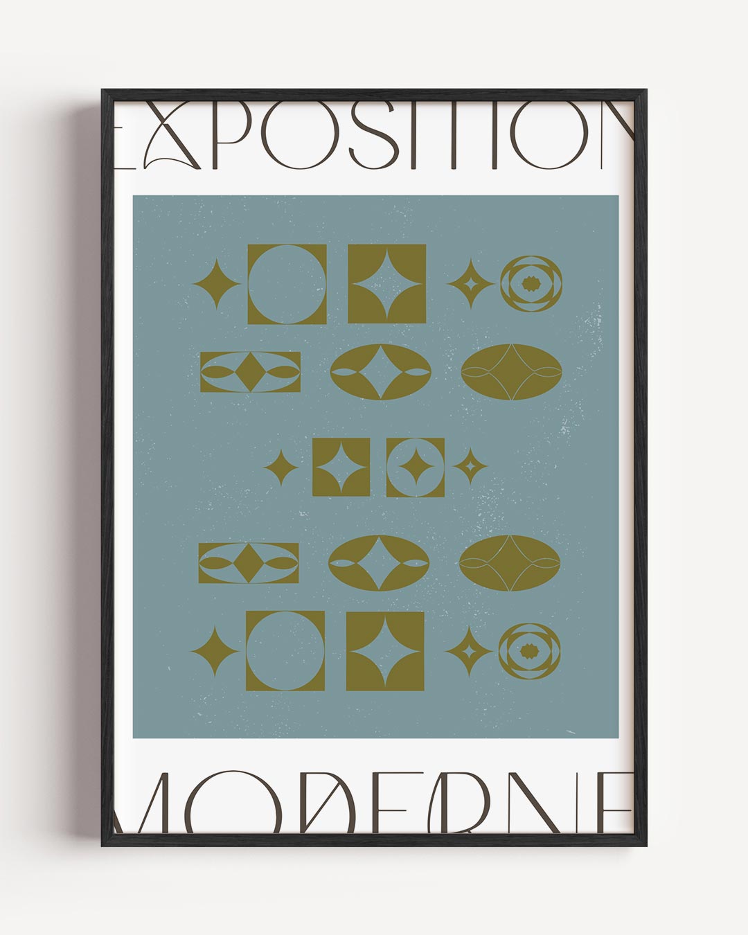 Stijlvolle Geometrische Kunstposter-WallArtistic