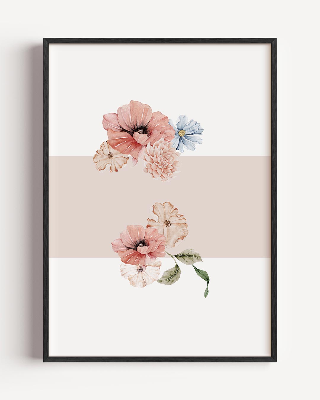 Bloemrijke Elegantie Poster-WallArtistic