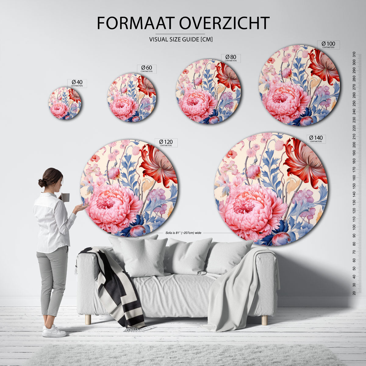 Bloemenpracht Muurcirkel