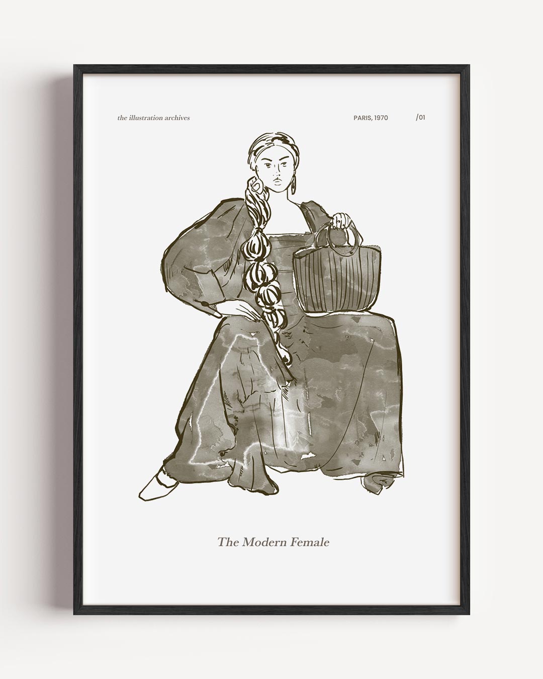 The Modern Female Poster-WallArtistic