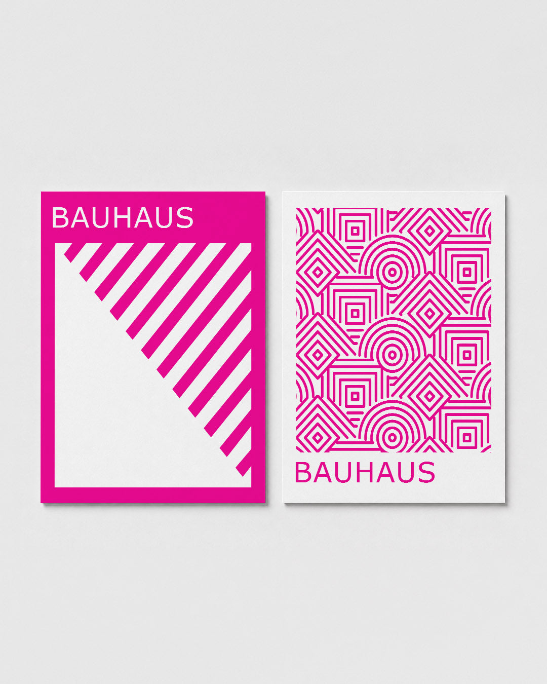 Diagonal strepen Posterset