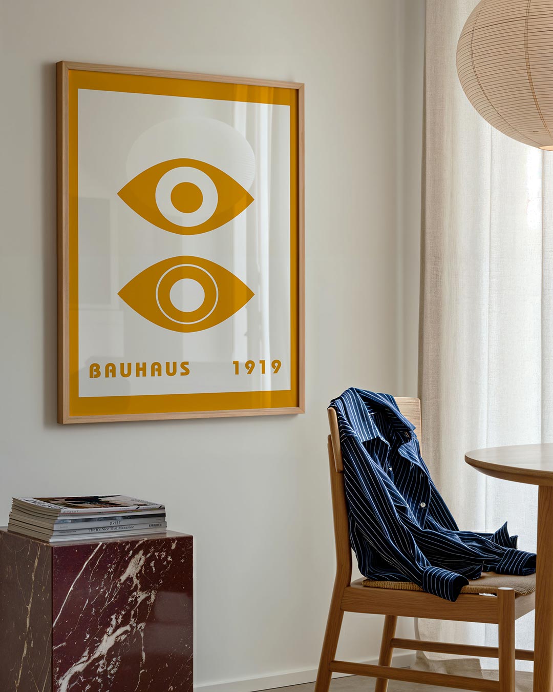 Oogvormen en kleur Poster