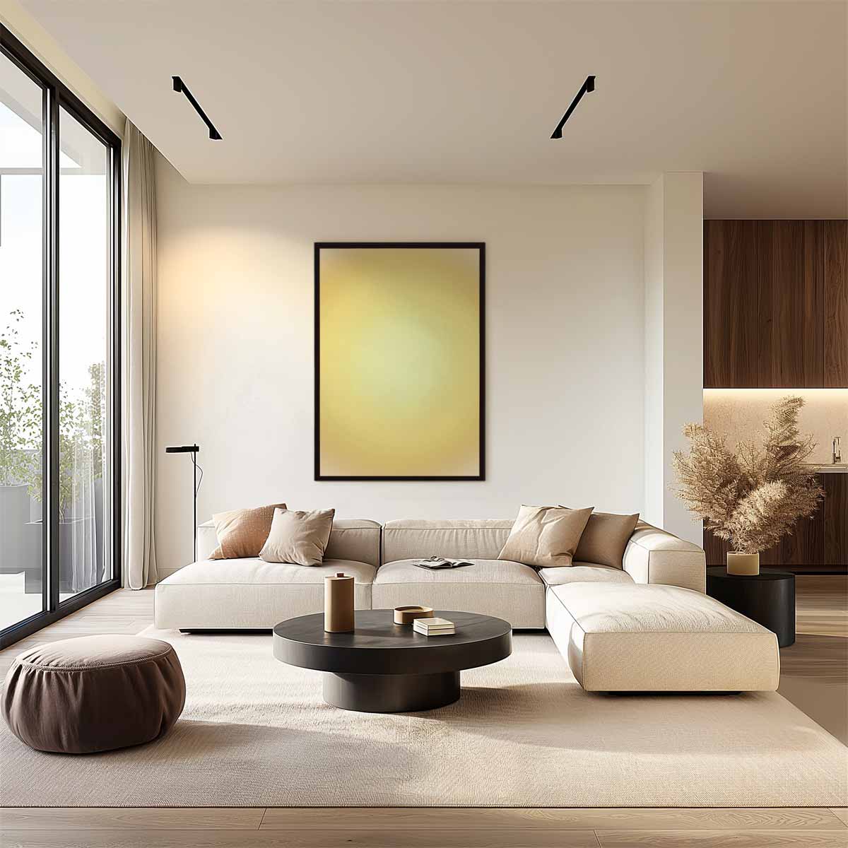 Zachte Zonsondergang Kunstwerk-canvas-dibond-plexiglas-wanddecoratie-WallArtistic